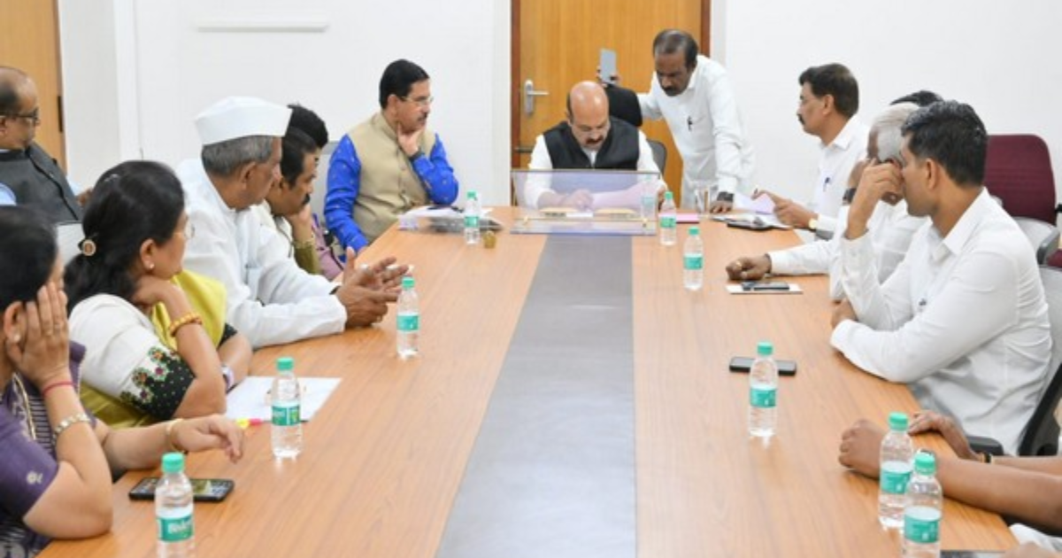 Karnataka CM Bommai chairs meeting with Belagavi BJP MLAs ahead of PM Modi's visit